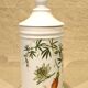 Porcelain medicine jar creations Deshoulieres Passiflora Punica granatum