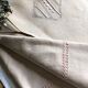 Old Sheet In Pure Thread Pink Powdery Linen