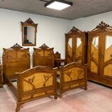 Art Nouveau bedroom set by Louis Majorelle