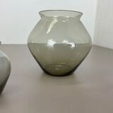 Set of Three Turmalin Vases by Wilhelm Wagenfeld for WMF, Germany 1960