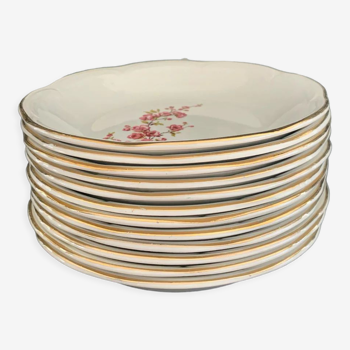 Set of 6 deep plates Moulin des Loups