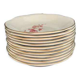 Set of 6 deep plates Moulin des Loups