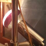 Vintage floor lamp 3 chrome spots France 1970