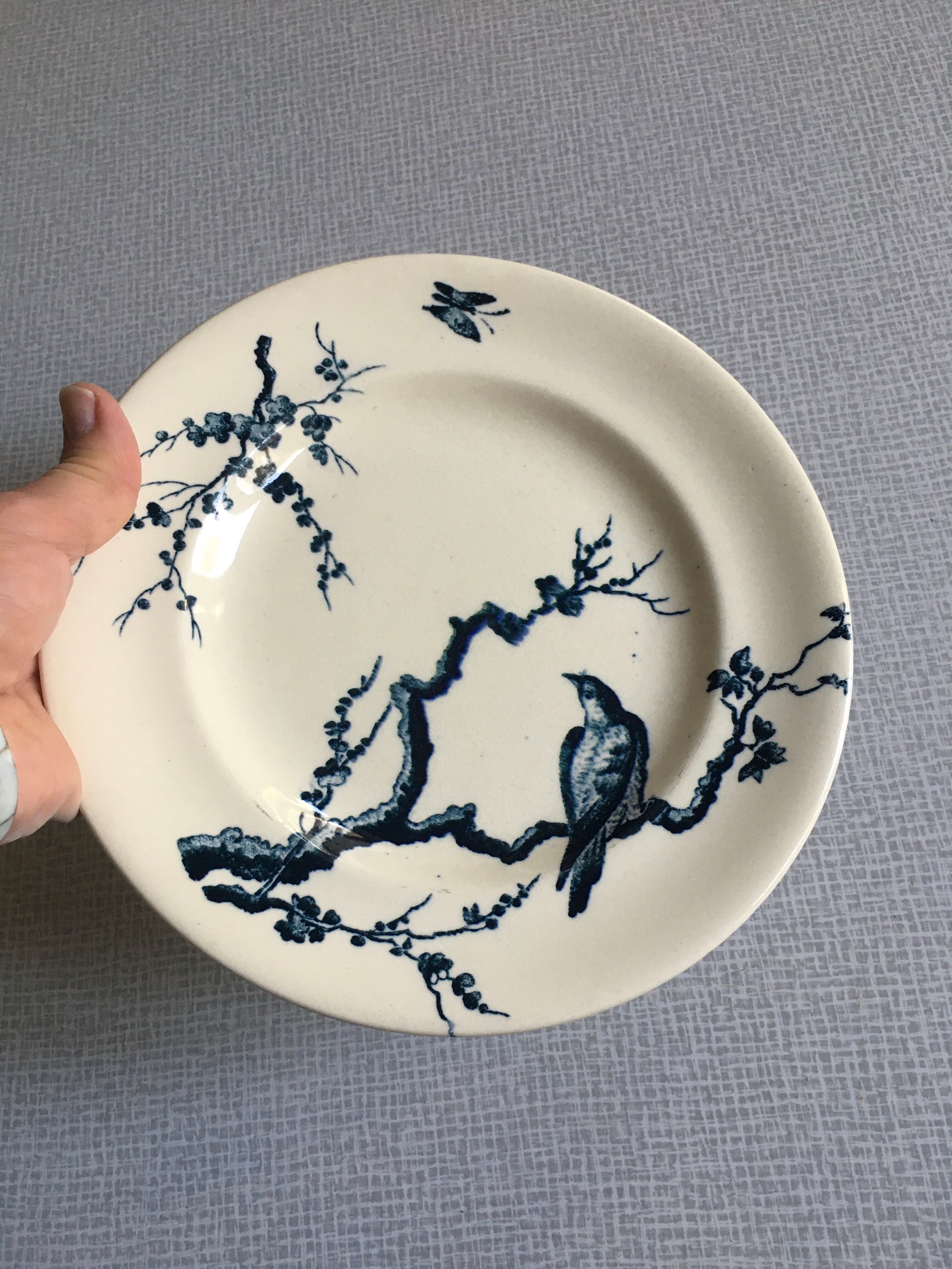 Japanese Longwy plate