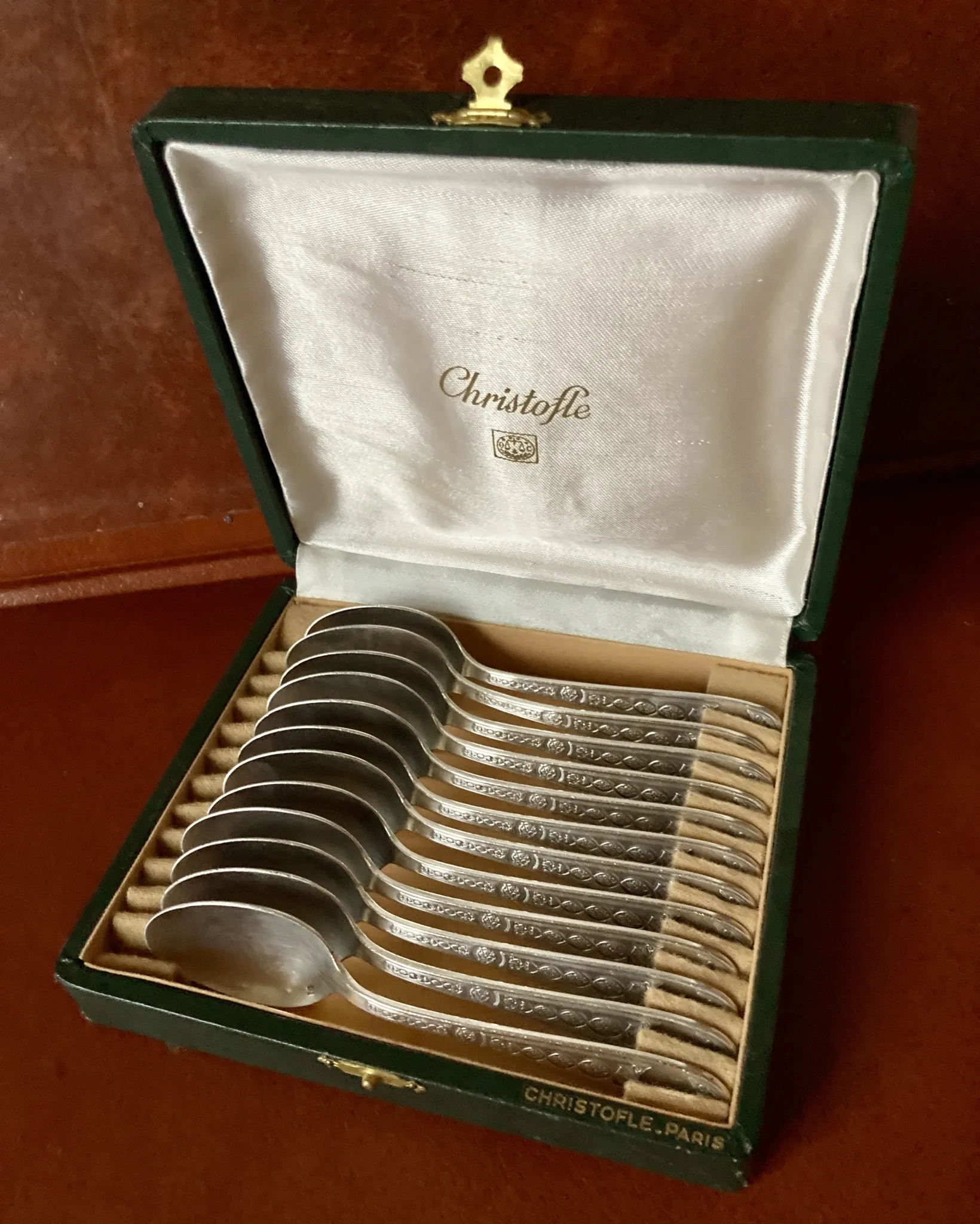12 small spoons Villeroy Christofle in their case