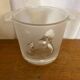 Seau A Glace Ancien SPIE Verre Moulé Carte Europe Vintage