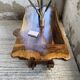 Dining table in solid olive wood Maison Skela 1960