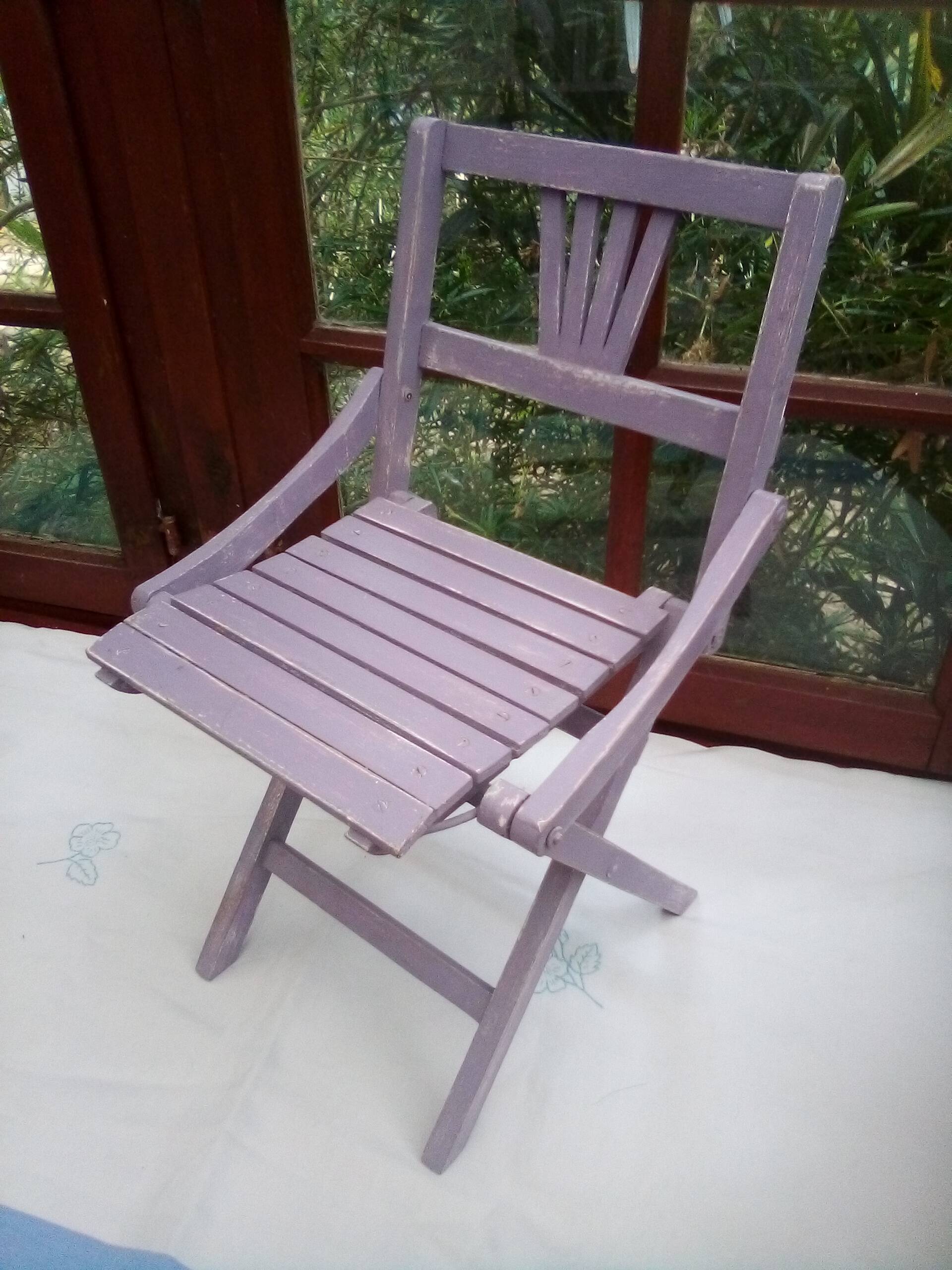 Wooden children's chair