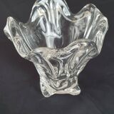 Large crystal vases.