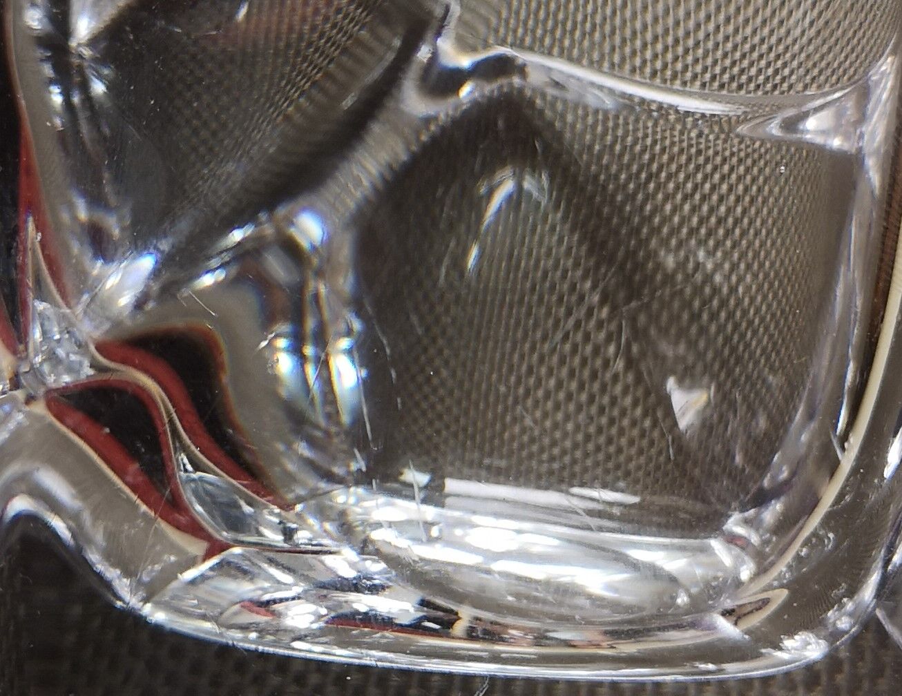 Ashtray and pestle in Daum Crystal