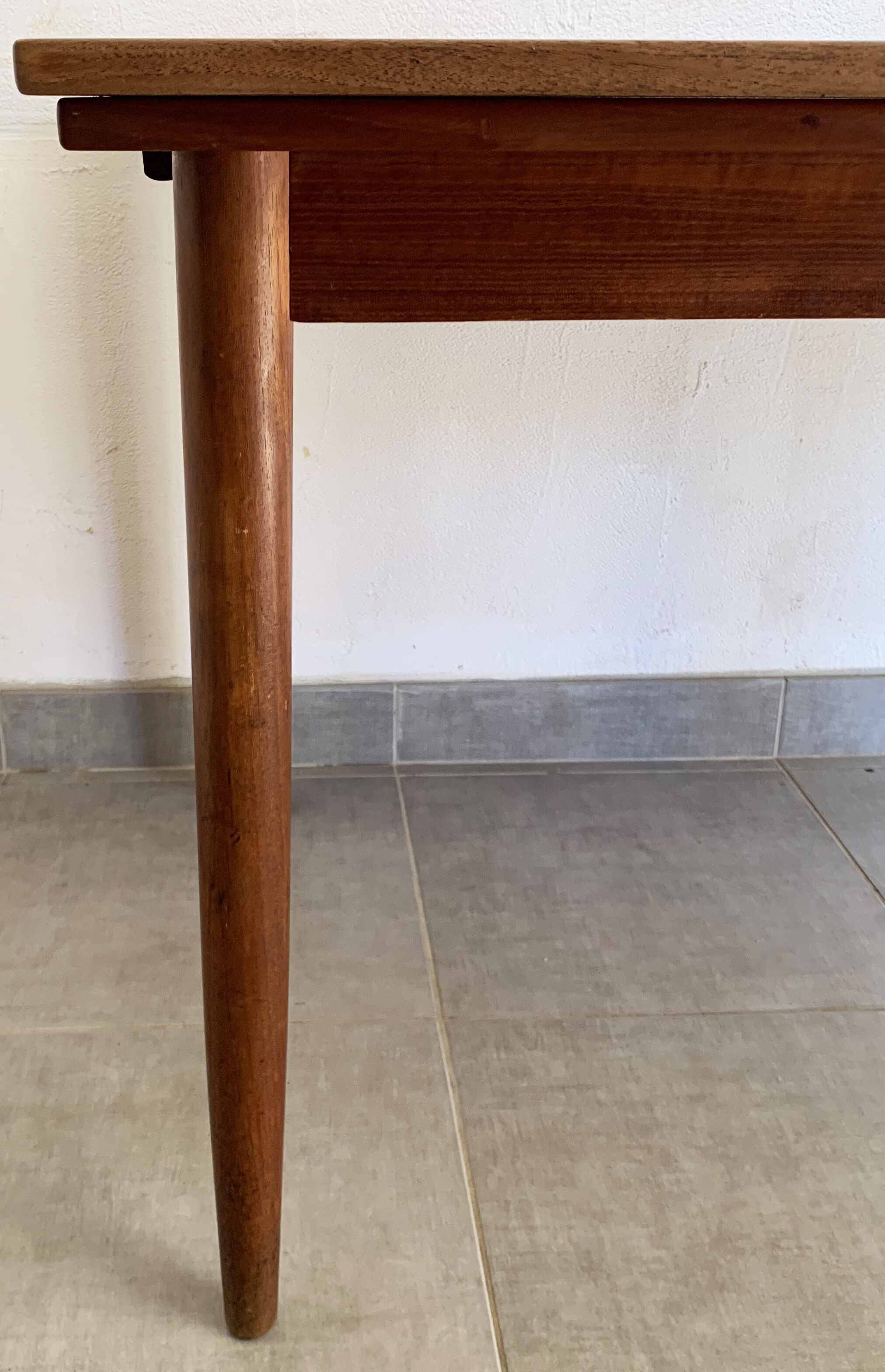 Vintage Danish dining table from the 60s extendable teak
