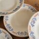 Set de 8 assiette Longwy vintage