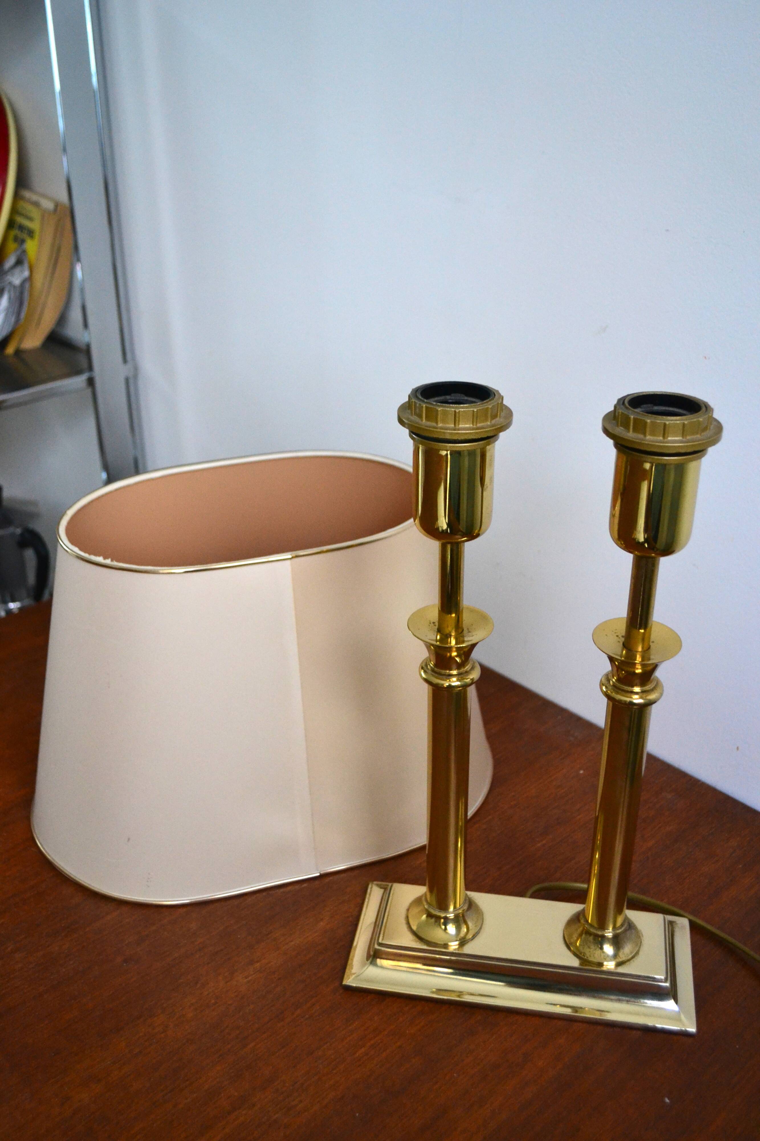 Vintage Deknudt column lamp from the 1970s