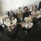 Set of teapots and milk jug.