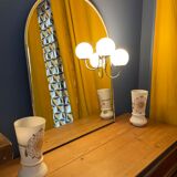 Mirror with Veca wall light