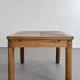 Rectangular dining table in oak and extendable early twentieth century