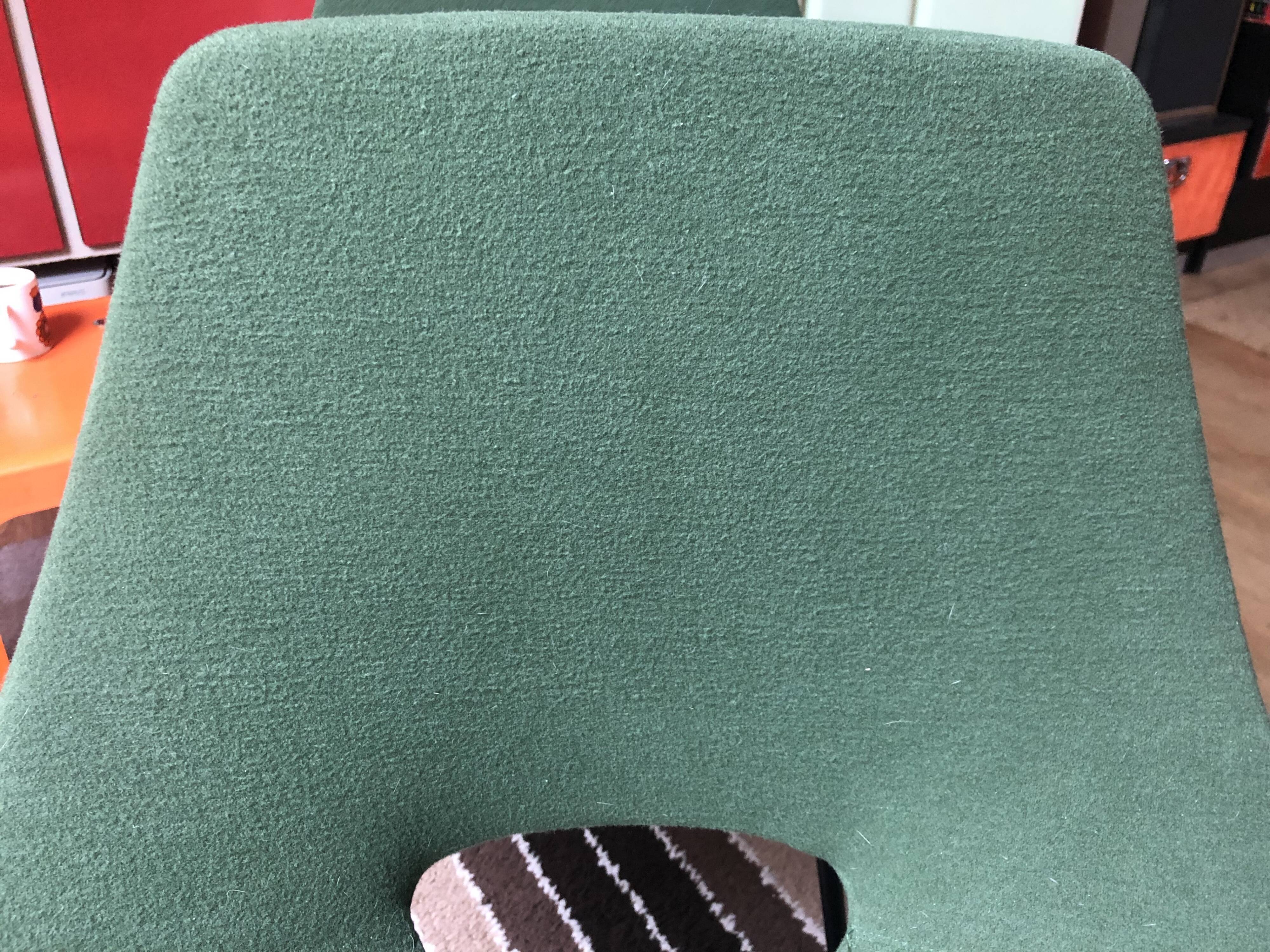 Pair of tonneau chairs by Guariche Pierre for Steiner. 50