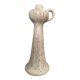 Speckled ceramic soliflore vase, 20th century ceramic.