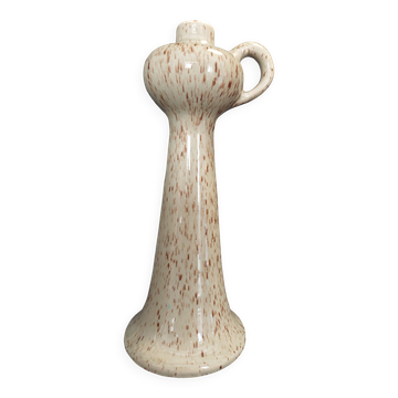 Speckled ceramic soliflore vase, 20th century ceramic.