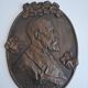 Plaque murale Art Déco T. G. Masaryk 1920, Tchécoslovaquie