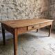 Old oak farmhouse table, dining table, Auvergne, circa 1750–1800