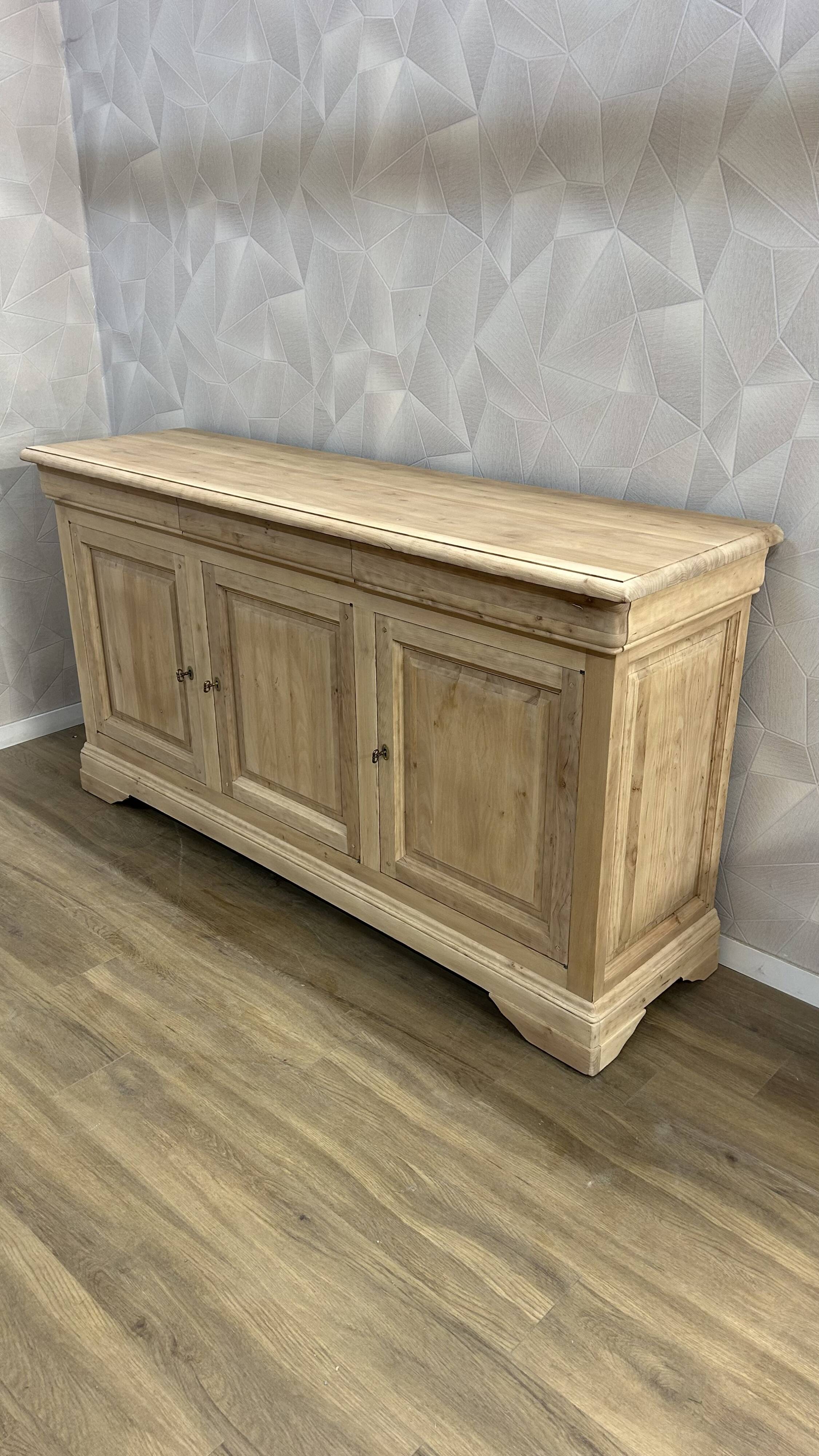 Louis Philippe sideboard in solid airbrushed beech