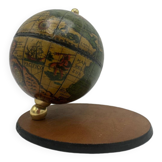 Vintage earth globe