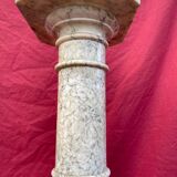 19th century marble harness column