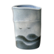 Virebent porcelain vase, Claire Debril reed model