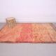 Peach Vintage Moroccan Rug 160 x 260 cm - Berber Wool Rug - Handmade Rug
