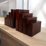 Vintage wooden bookends / book stand / decor