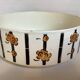 Large art deco badonviller salad bowl