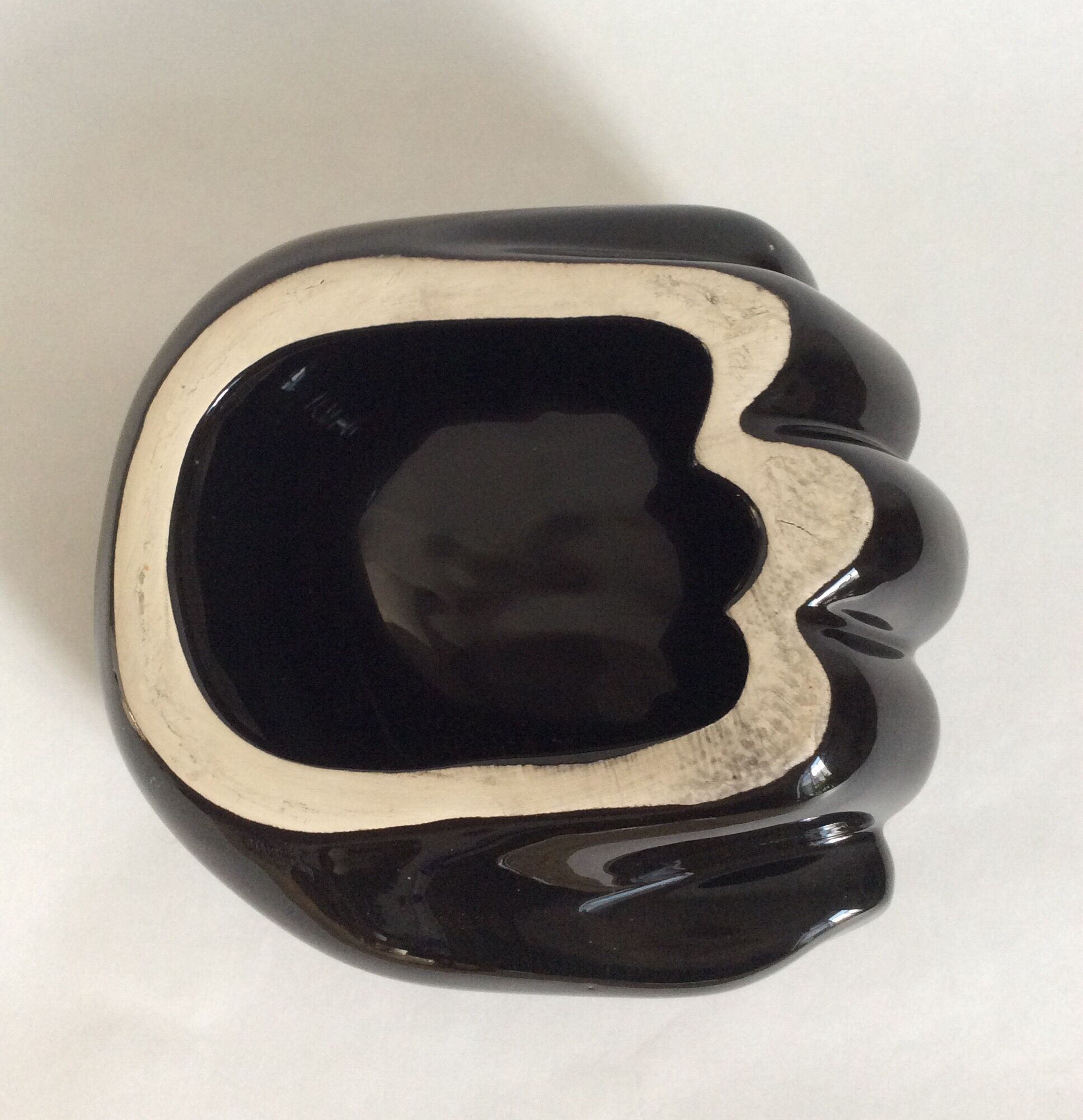Black pocket hand ceramic, 60/70