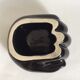 Black pocket hand ceramic, 60/70