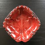 Empty burgundy red pocket