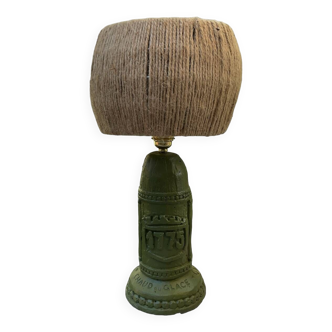 Pied de lampe pierre