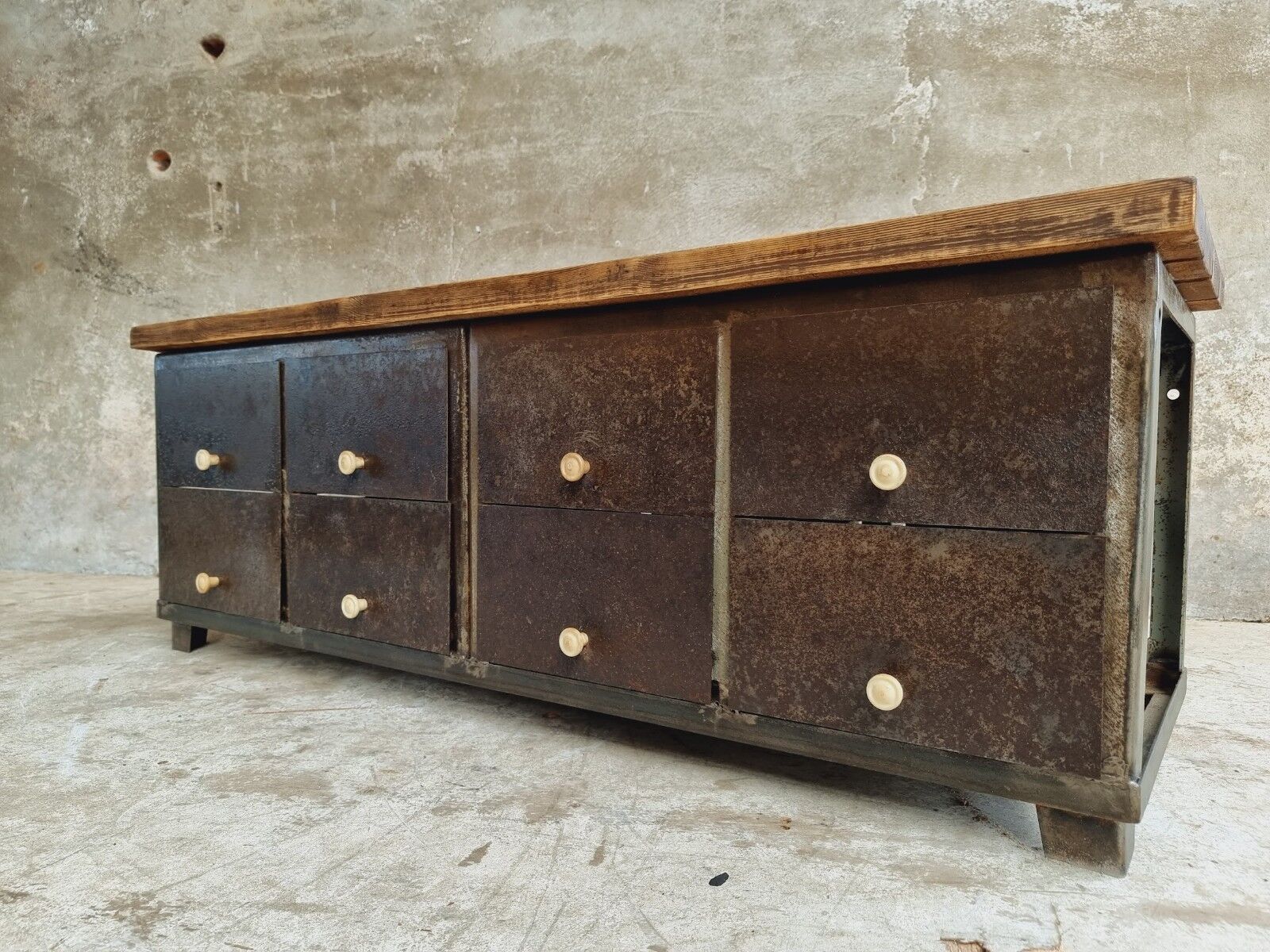 Industrial chest of drawers TV cabinet or sideboard
