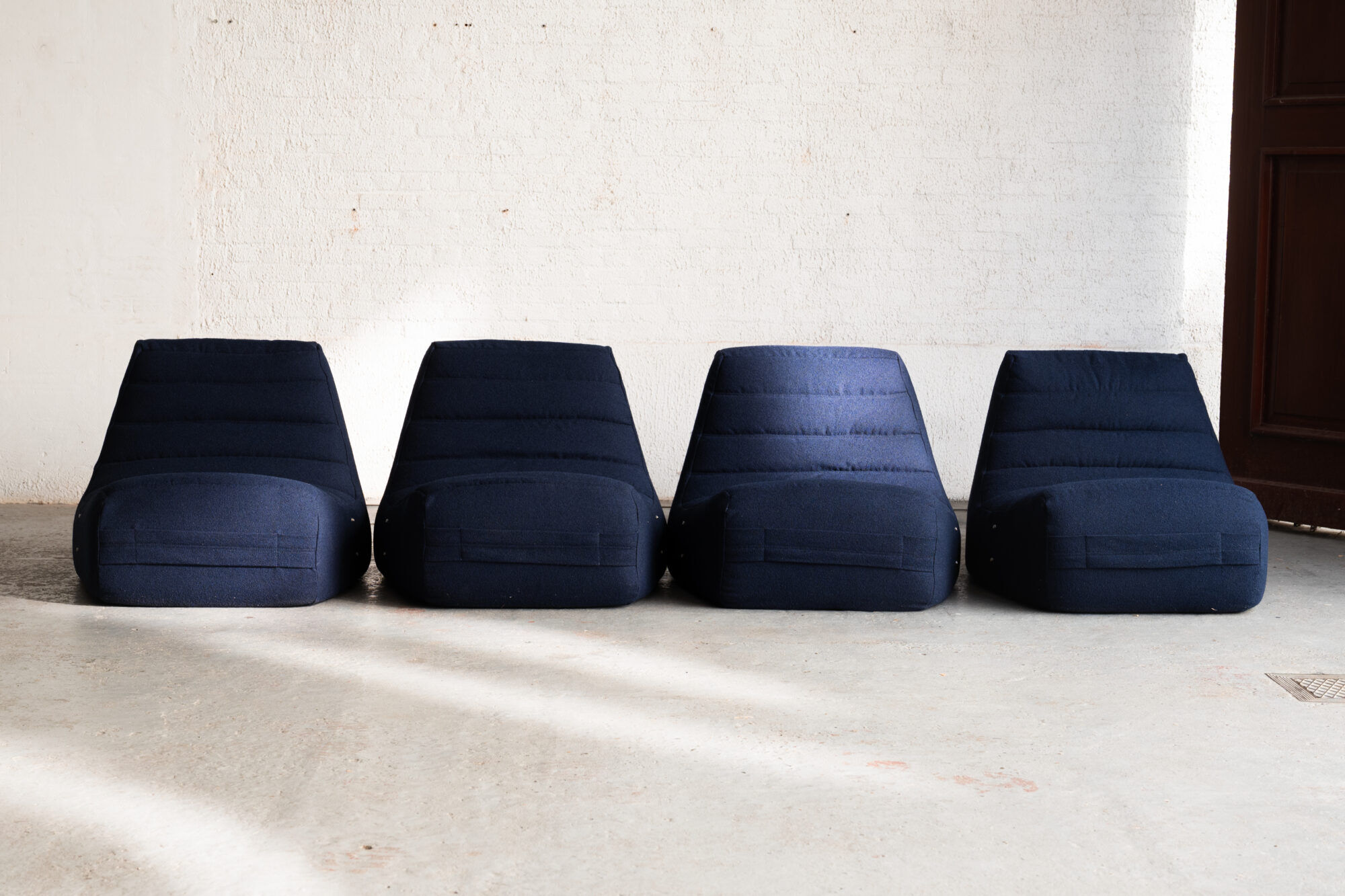 Set of 4 Saparella lounge chairs by Michel Ducaroy