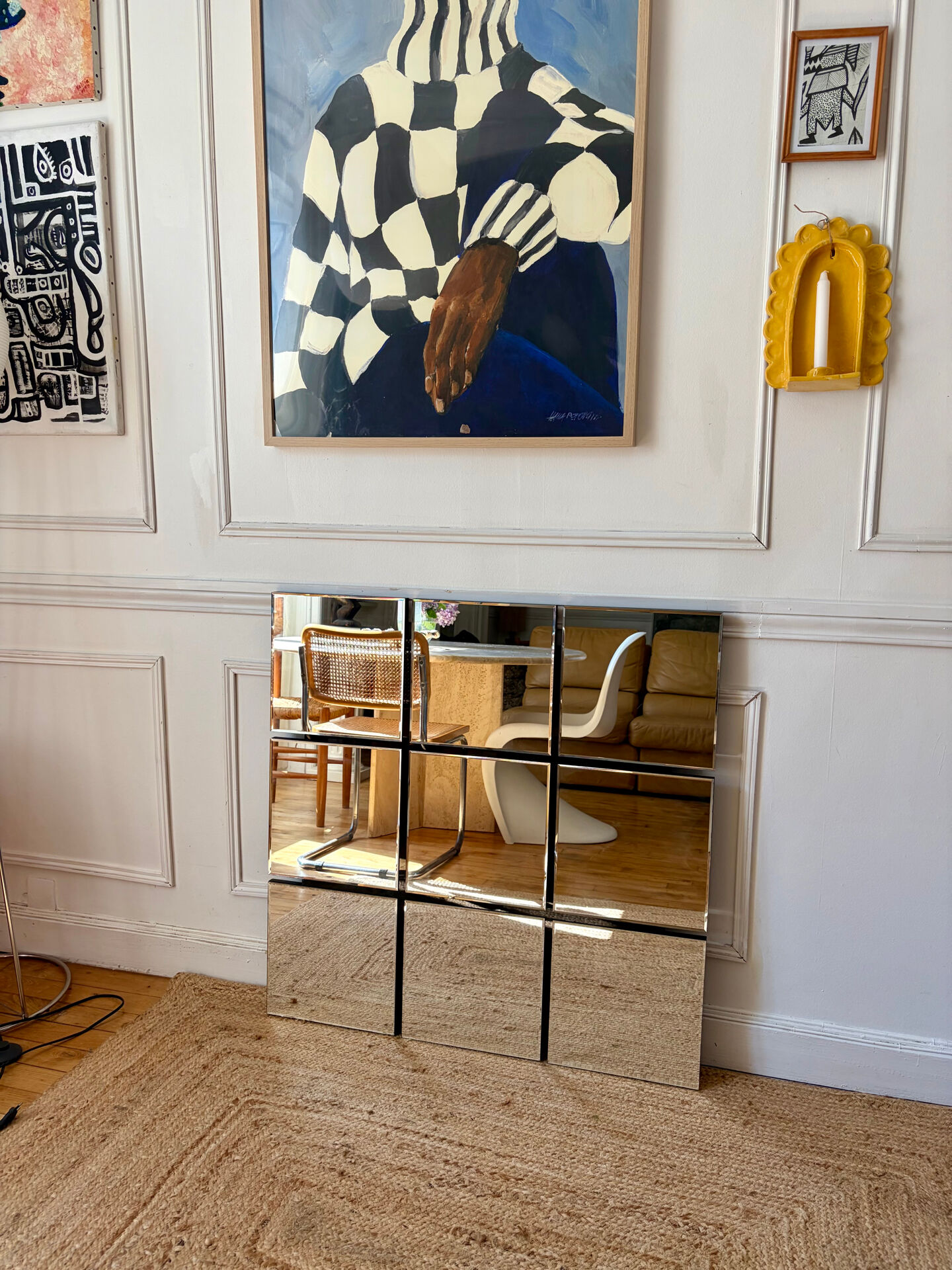 Miroir mosaïque deknudt vintage 90cmx90cm