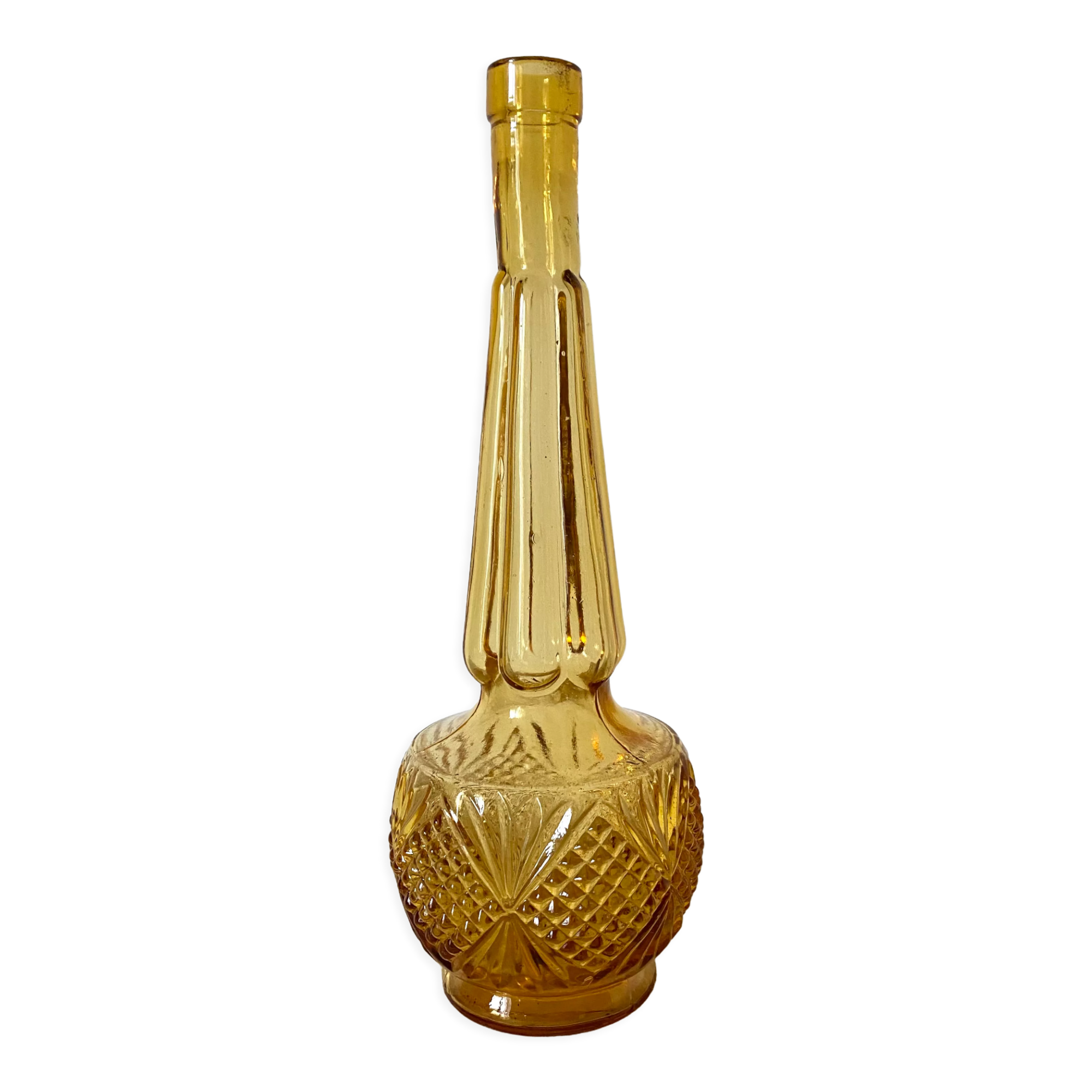 Vintage amber decanter Empoli