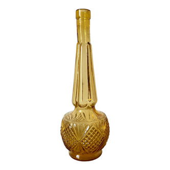 Vintage amber decanter Empoli