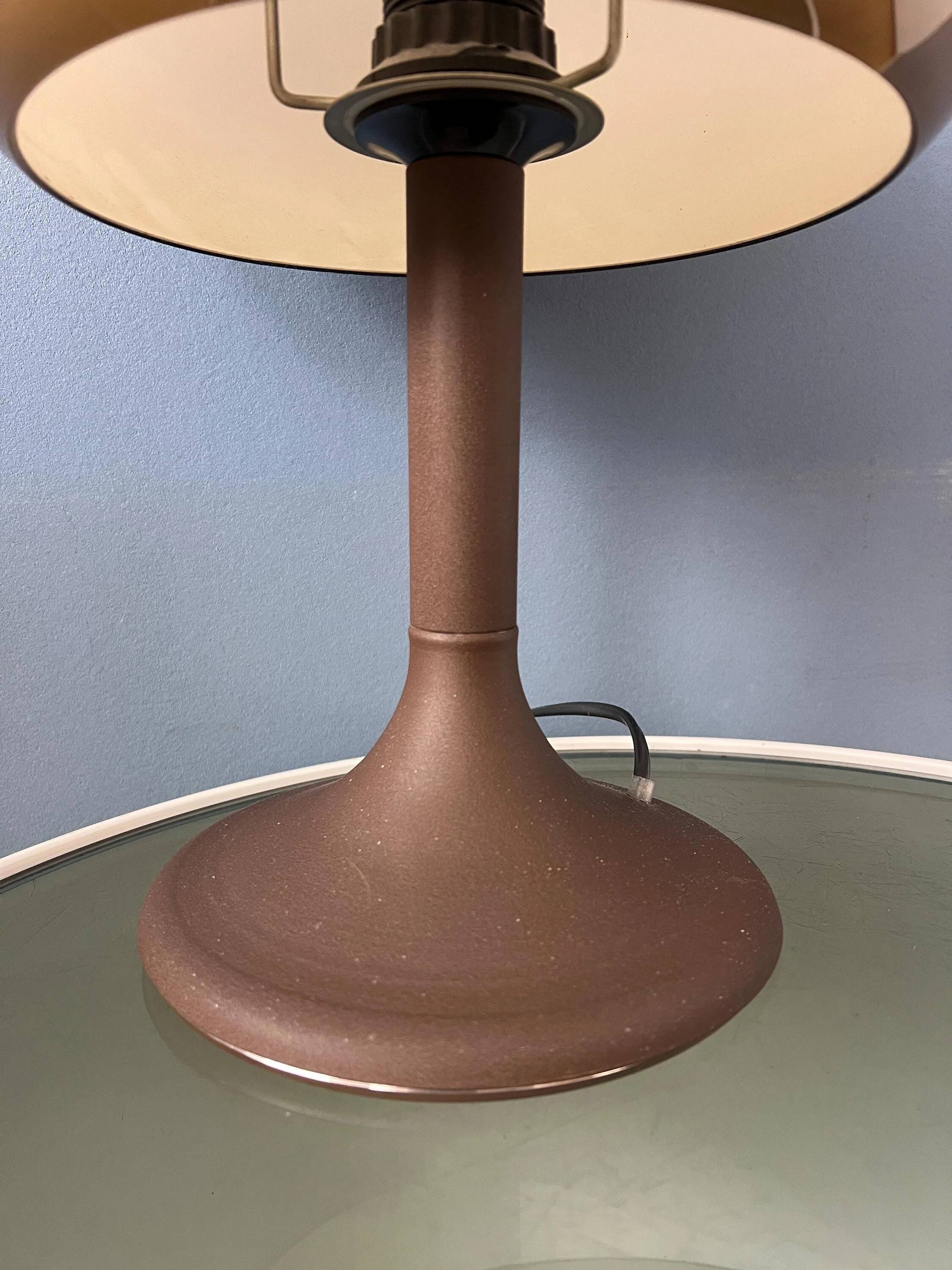 Lampe de table champignon vintage Mid-Century Herda Space Age