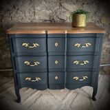 Commode arbalète noire