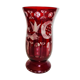 Vase en verre de Bohême