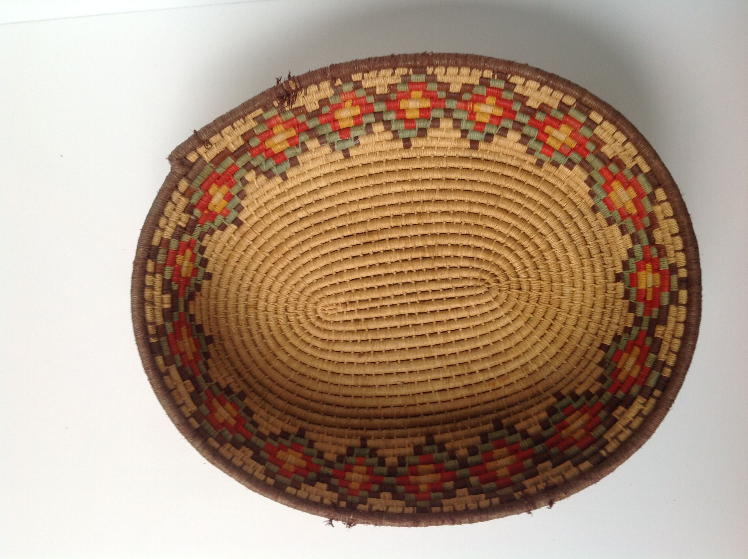 Vintage ethnic basket