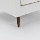 Original 70's armchair ZWP-08, fully restored, Bouclé, white