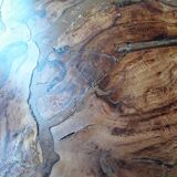 Wood marquetry serving tray