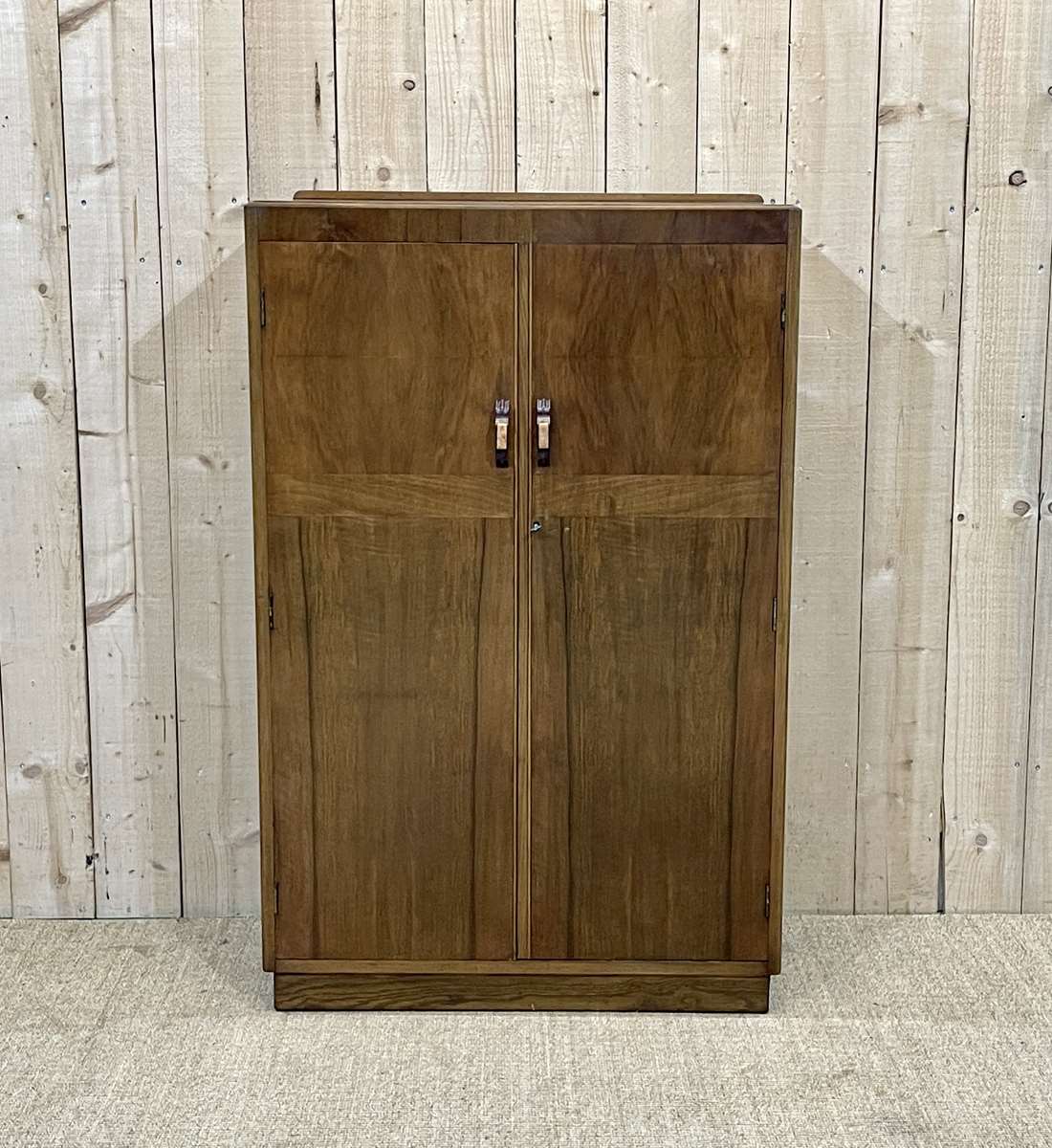 English student wardrobe made of walnut from the 1930s