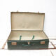 Green antique suitcase