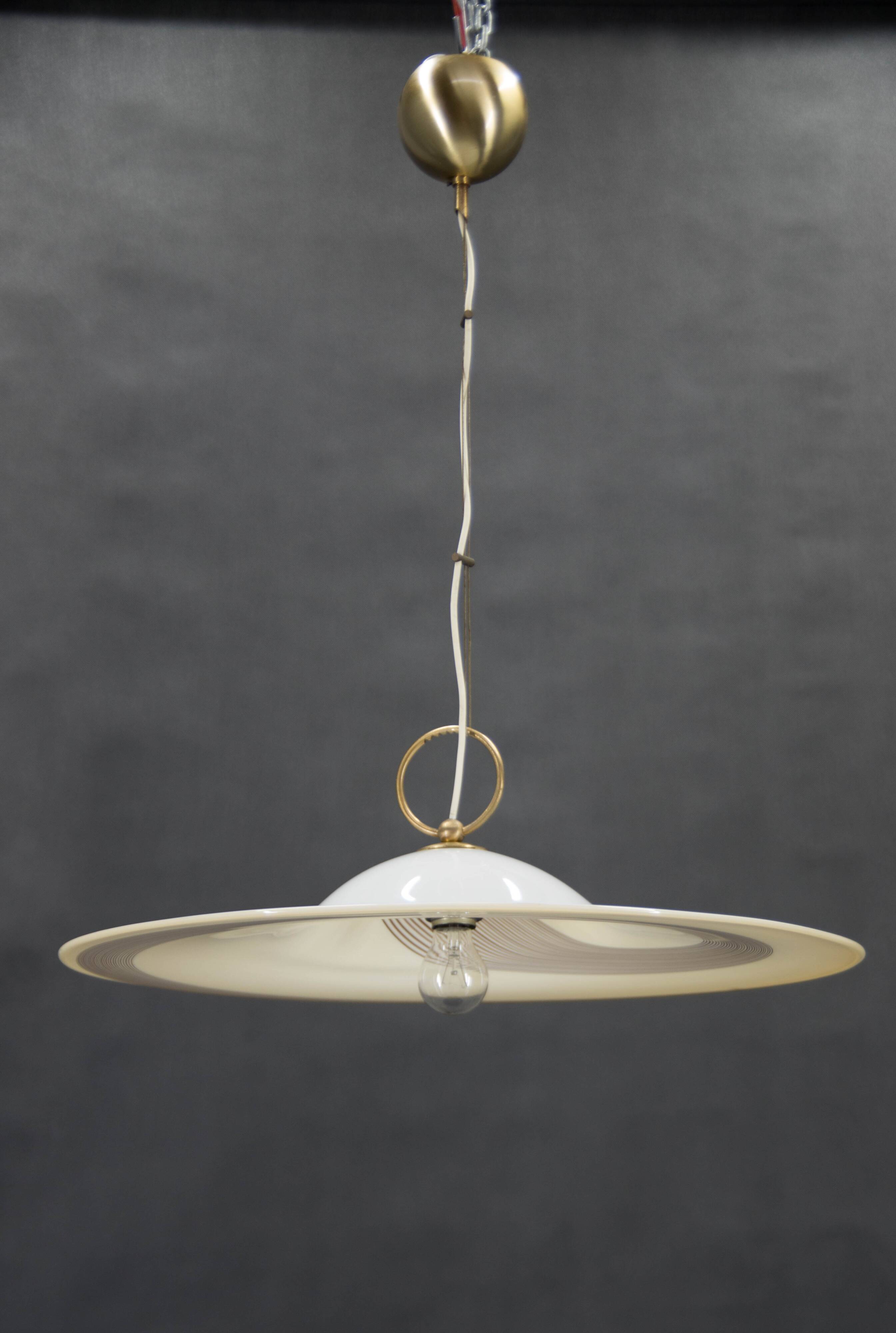 Murano Glass Pendant, Italy, 1980s